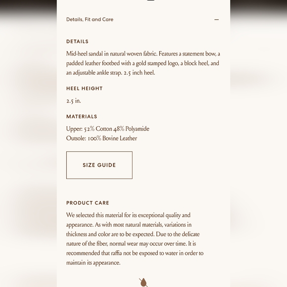 EUC Loeffler Randall Carmen Natural Bow Sandal - Picture 3 of 16